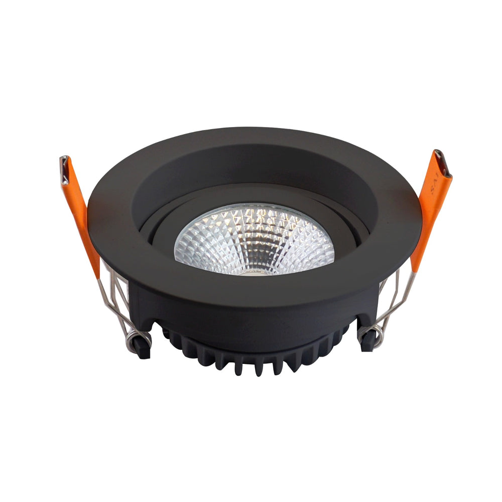 Spot LED encastrable par LCB, 95mm, 5W, 420 lumen, 2700K blanc chaud, IP65, dimmable, pour salle de bain