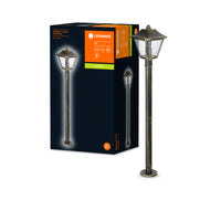 Ledvance ENDURA Classic Tradition lanterne de sol d’extérieur E27 Noir/Or IP44 aluminium 1000mm