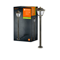 Ledvance ENDURA Classic Tradition lanterne de sol d’extérieur E27 Noir/Or IP44 aluminium 1000mm