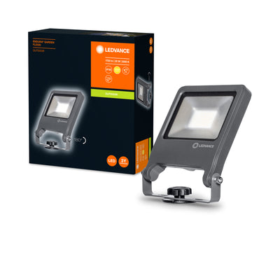 Ledvance ENDURA Projecteur de Jardin à Piquet LED Extérieur 20W 3000K 1700 lumens IP65 Gris Foncé