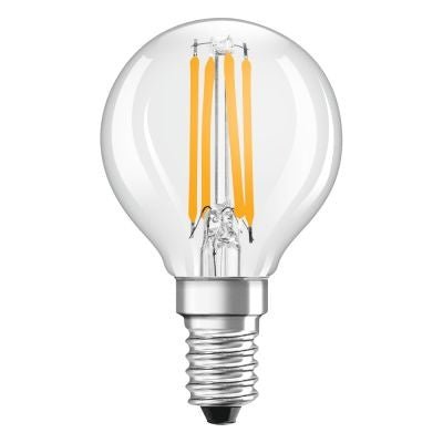 Classique LED E14 filament poire clair 4W 470 lumens 2700K très blanc chaud remplace 40W