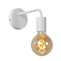Applique murale Lucide SCOTT, 1xDouille E27, 40W max, IP20, corps en métal, finition Blanc Mat, style vintage