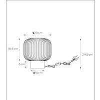 Lampe de table vintage Lucide Maloto, métal et verre, douille E27, 40W max, IP20, finition bronze vert ambre