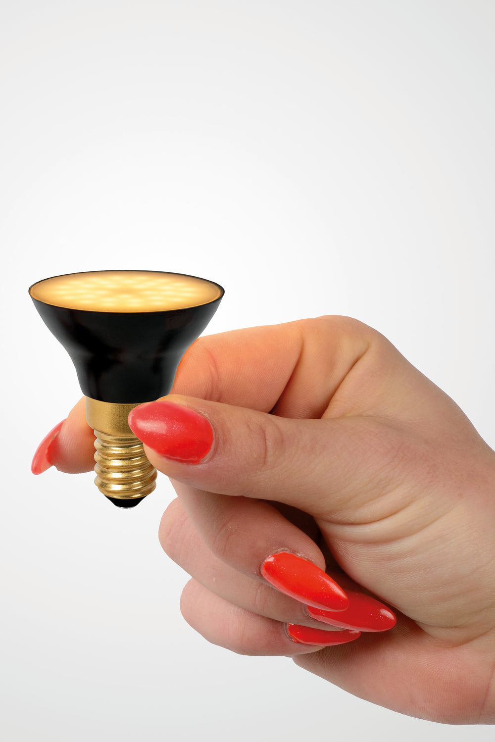 Lucide G45 LED lamp E14 5W 2700K 450 lumen 3 StepDim Zwart Mat IP20