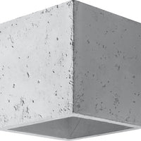 LED Wandlamp beton QUAD - 1 x G9 aansluiting 