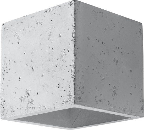 LED Wandlamp beton QUAD - 1 x G9 aansluiting 