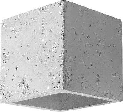 LED Wandlamp beton QUAD - 1 x G9 aansluiting 