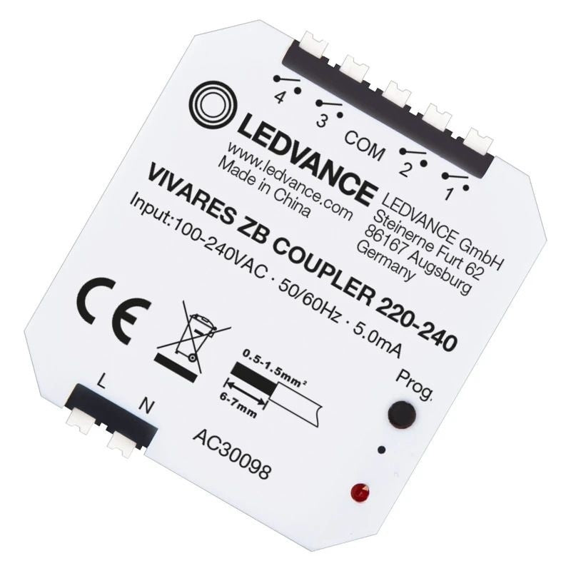 Vivares ZB koppelaar 220-240 LED verlichtingbediening component