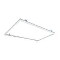 Panneau LED LCB 120x30cm système encastré cadre blanc aluminium IP20 220-240V AC