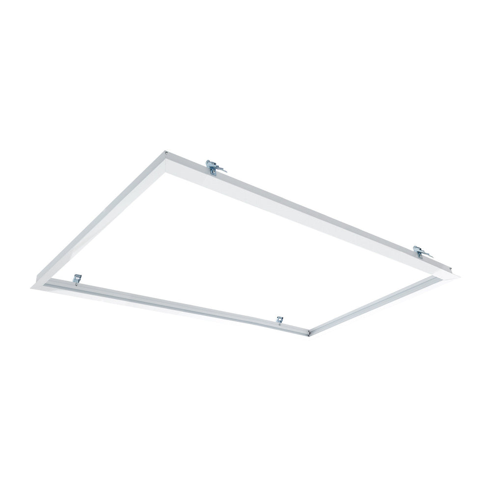 Panneau LED LCB 120x30cm système encastré cadre blanc aluminium IP20 220-240V AC