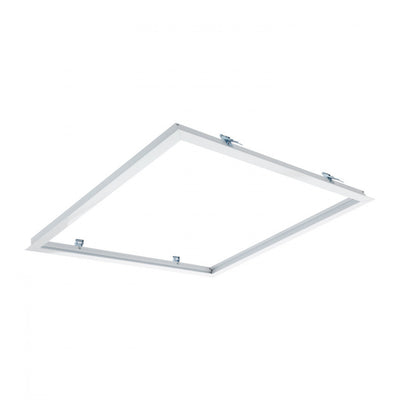 LCB LED paneel frame 30x30cm inbouwmontage, Wit aluminium, IP20, 220-240V, CE RoHS