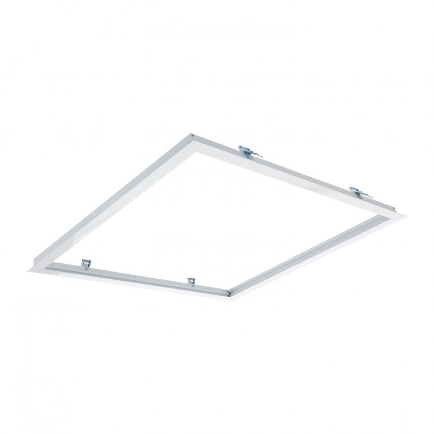 Panneau LED 30x30cm cadre encastré aluminium blanc, ip20, 220-240v, certifié ce rohs