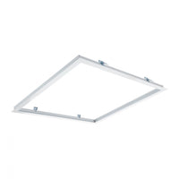 Cadre pour panneau LED LCB 30x30cm encastré, Aluminium blanc, IP20, 220-240V, CE RoHS