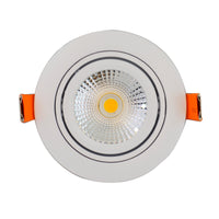 Spot encastré LED LCB 95mm IP65 blanc 5W 420 lumen 2700K blanc chaud