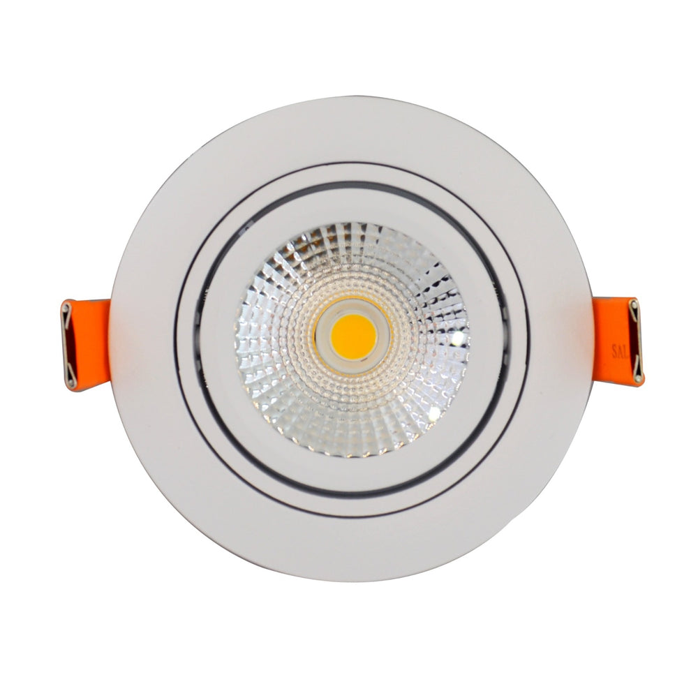 Spot encastré LED LCB 95mm IP65 blanc 5W 420 lumen 2700K blanc chaud