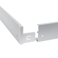 Spectrum algine 600x600mm LED plafondlamp wit aluminium voor kantoorruimte, koude omgeving -20/+40, 2 jaar garantie