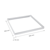Spectrum algine 600x600mm LED plafondlamp wit aluminium voor kantoorruimte, koude omgeving -20/+40, 2 jaar garantie