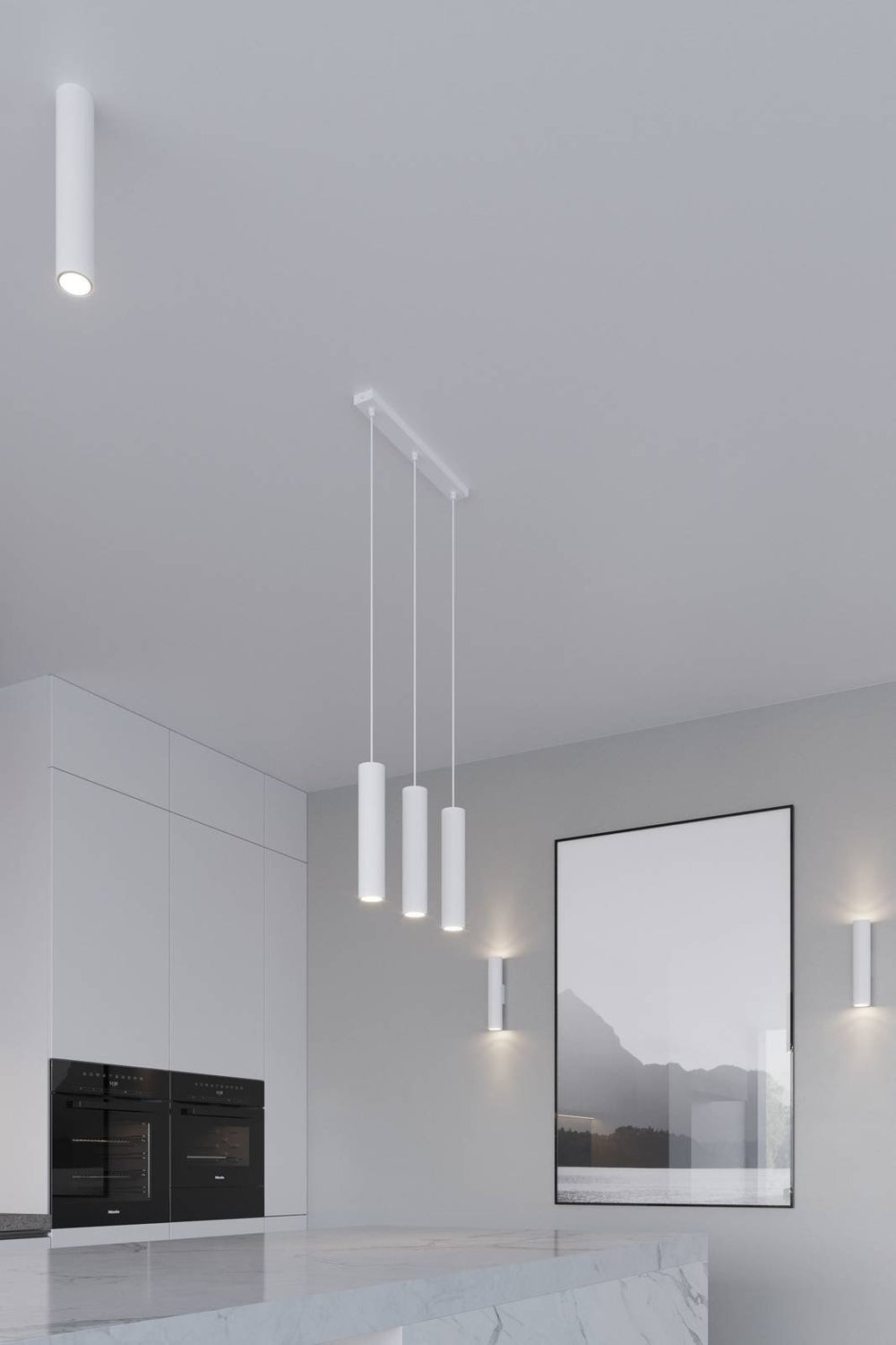 Applique murale LED Aigostar Noire LAGOS avec 1x douille GU10, boîtier en aluminium, IP20, certifiée CE RoHS