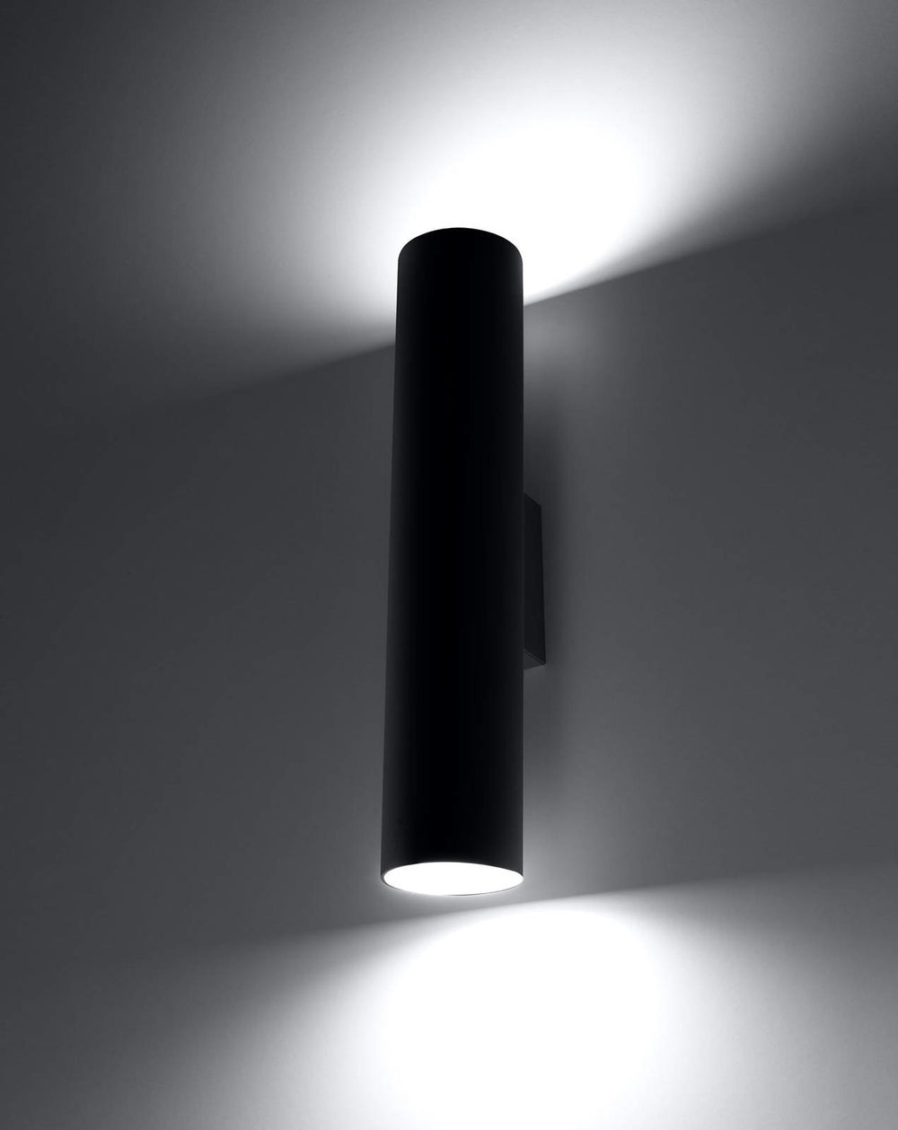 Applique murale LED Aigostar Noire LOOPEZ avec 1x douille GU10 IP20 boîtier en aluminium CE RoHS