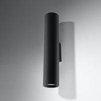 Applique murale LED Aigostar Noire LOOPEZ avec 1x douille GU10 IP20 boîtier en aluminium CE RoHS