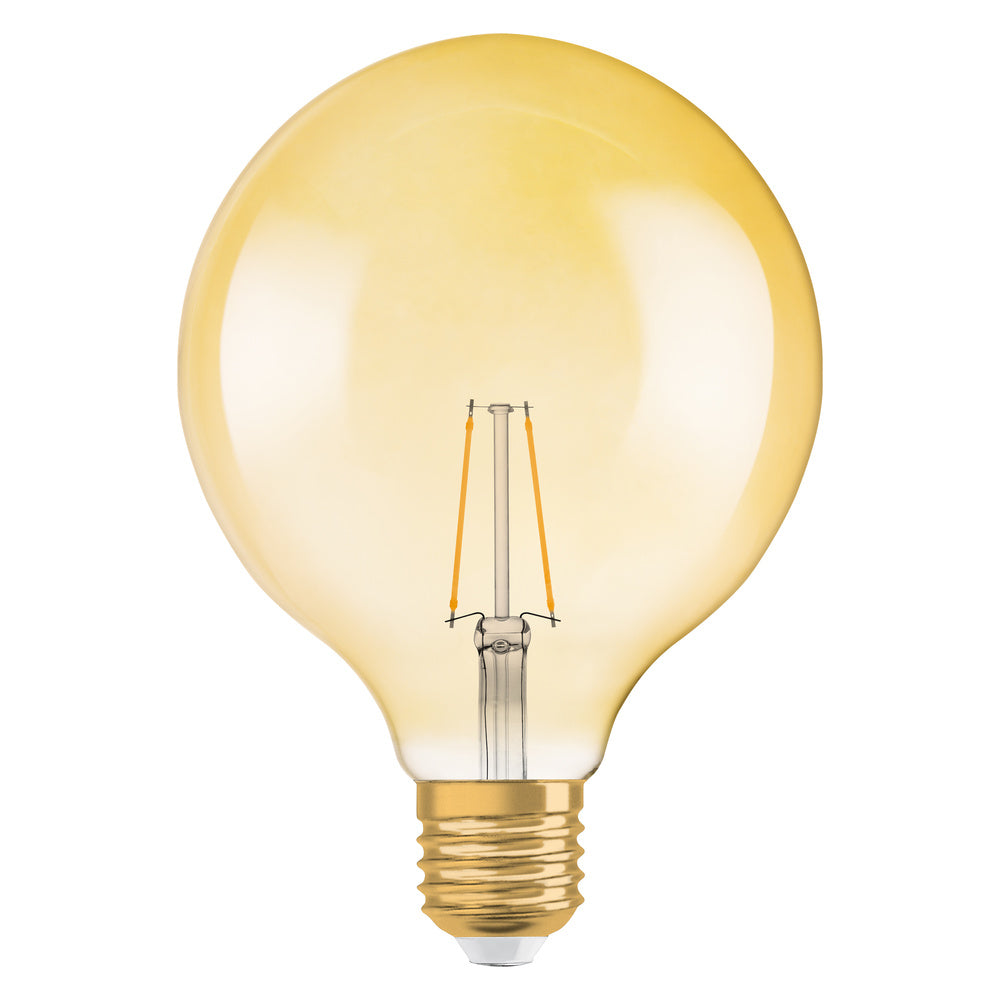 Ledvance Vintage 1906 Globe LED E27 2.5W 2400K Verre doré 220 lumens IP20 non dimmable
