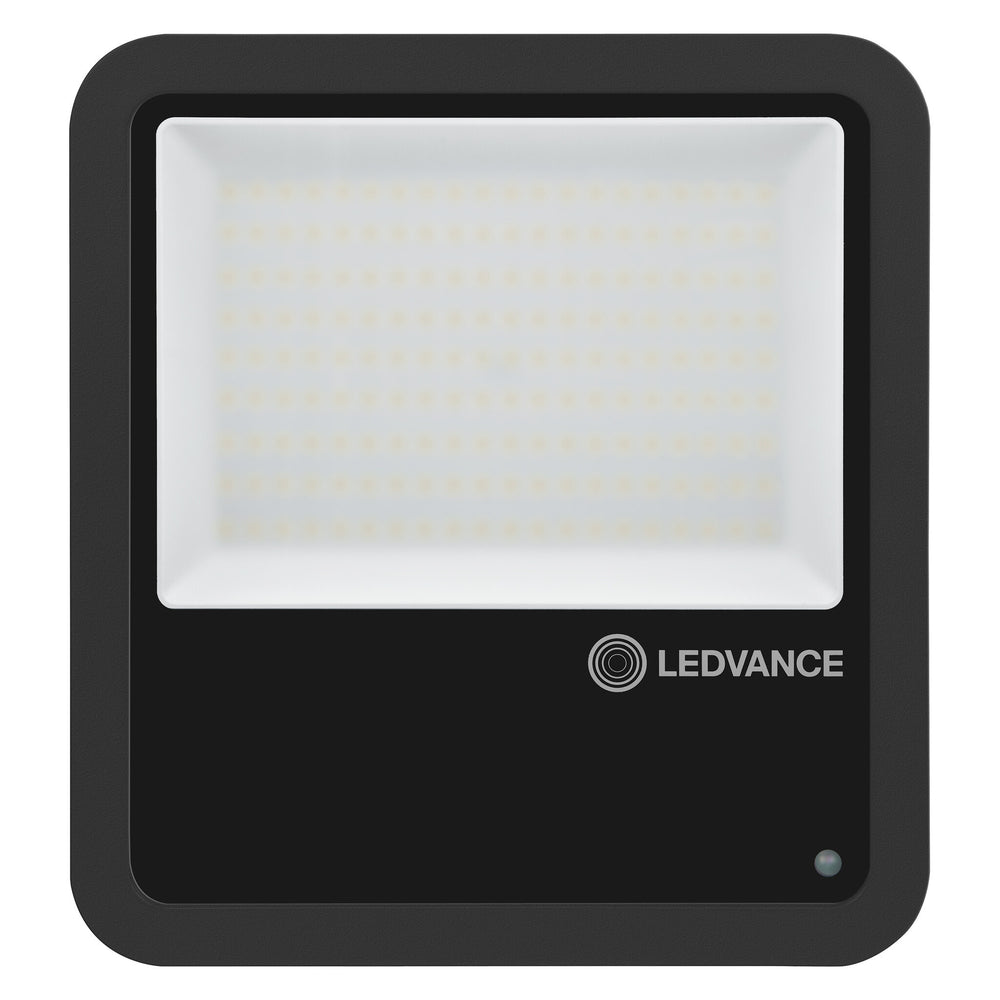 Led-schijnwerper met schemerschakelaar zwart 100w 15000 lumen 100d 4000k koel wit ip66 lichtsensor
