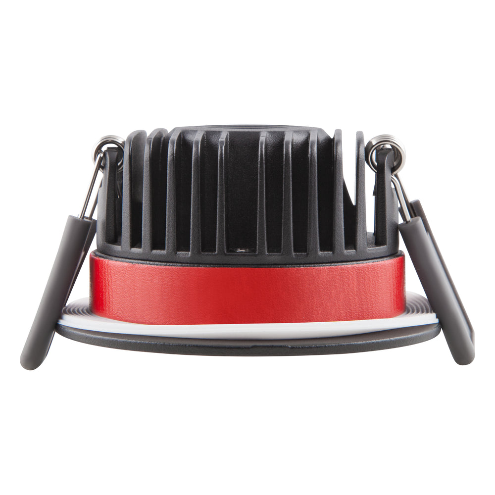 Ledvance brandwerende inbouw LED-spot 8W 3000K dimbaar IP65 Zwart 90CRI 36° bundel