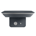 Ledvance Endura Style solar GLOW Wand Sensor LED 3.6W 3000K IP44 Donkergrijs Buitenlamp