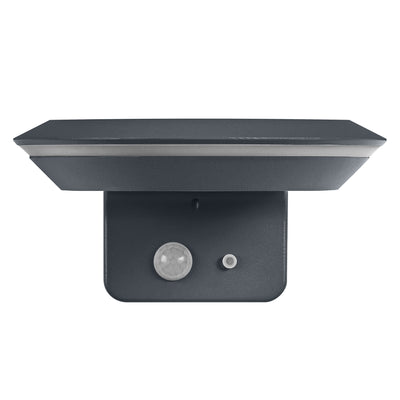 Applique murale extérieure Ledvance Endura Style solaire GLOW avec capteur LED 3.6W 3000K IP44 Gris Foncé