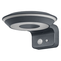 Ledvance Endura Style solar GLOW Wand Sensor LED 3.6W 3000K IP44 Donkergrijs Buitenlamp