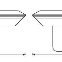 Ledvance Endura Style solar GLOW Wand Sensor LED 3.6W 3000K IP44 Donkergrijs Buitenlamp