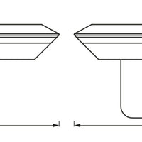 Ledvance Endura Style solar GLOW Wand Sensor LED 3.6W 3000K IP44 Donkergrijs Buitenlamp