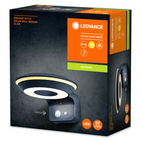 Ledvance Endura Style solar GLOW Wand Sensor LED 3.6W 3000K IP44 Donkergrijs Buitenlamp
