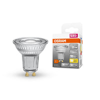 Ledvance LED Spot GU10 2.6W 2700K 230 lumen 36° Zilver Plafond- of Wandmontage IP20