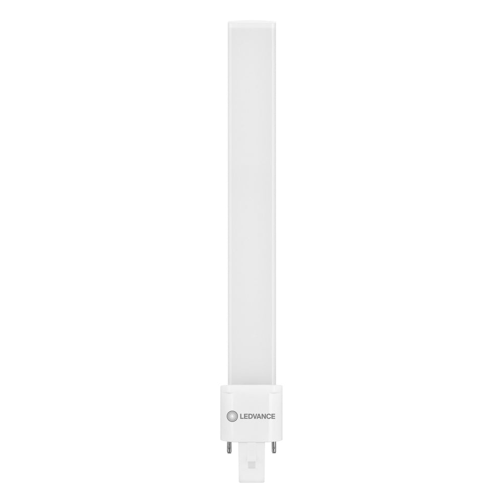 Dulux S LED 6W - 3000K blanc chaud, remplace 1250W, 1521 lumens utiles, angle de faisceau de 120°, puce Philips