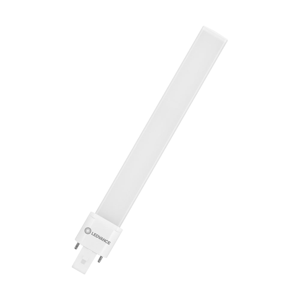 Dulux S LED 6W - 3000K blanc chaud, remplace 1250W, 1521 lumens utiles, angle de faisceau de 120°, puce Philips