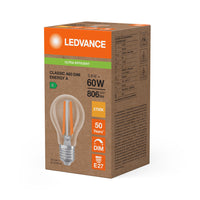 Ledvance LED Classic A E27 Blanc Chaud 2700K 3.8W dimmable ampoule claire 806 lumens 220-240V IP20 50000h