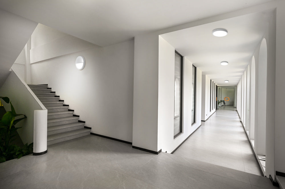 Ledvance LED Bulkhead Rond 300mm 17W IP65 IK10 3000K 4000K Wit Opbouw Wand Plafondlamp