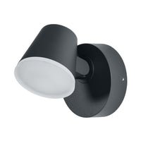 Ledvance ENDURA Style Midi Spot I LED wandlamp 13.5W 3000K 800 lumen IP44 Donkergrijs buiten