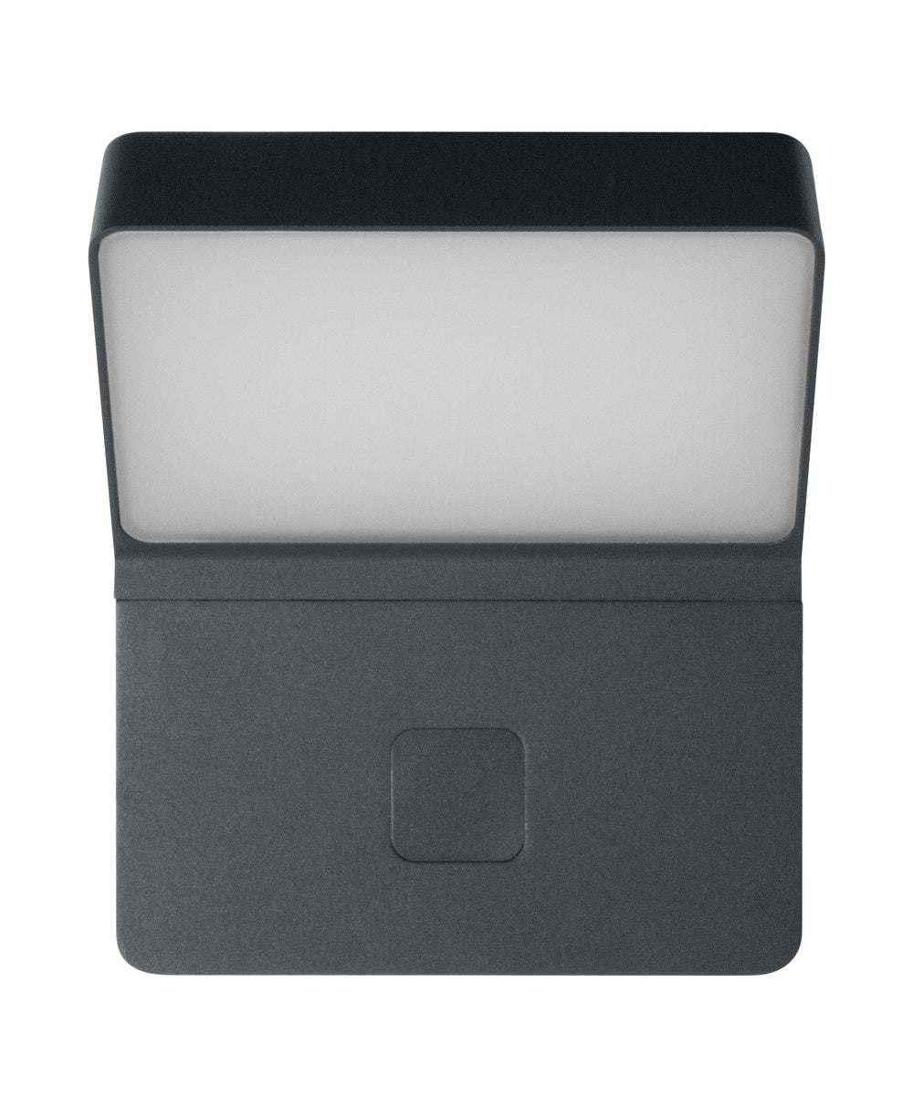 Ledvance ENDURA STYLE Applique murale LED 12W 3000K 750 lumens IP44 Gris Foncé Extérieur Montage en Surface