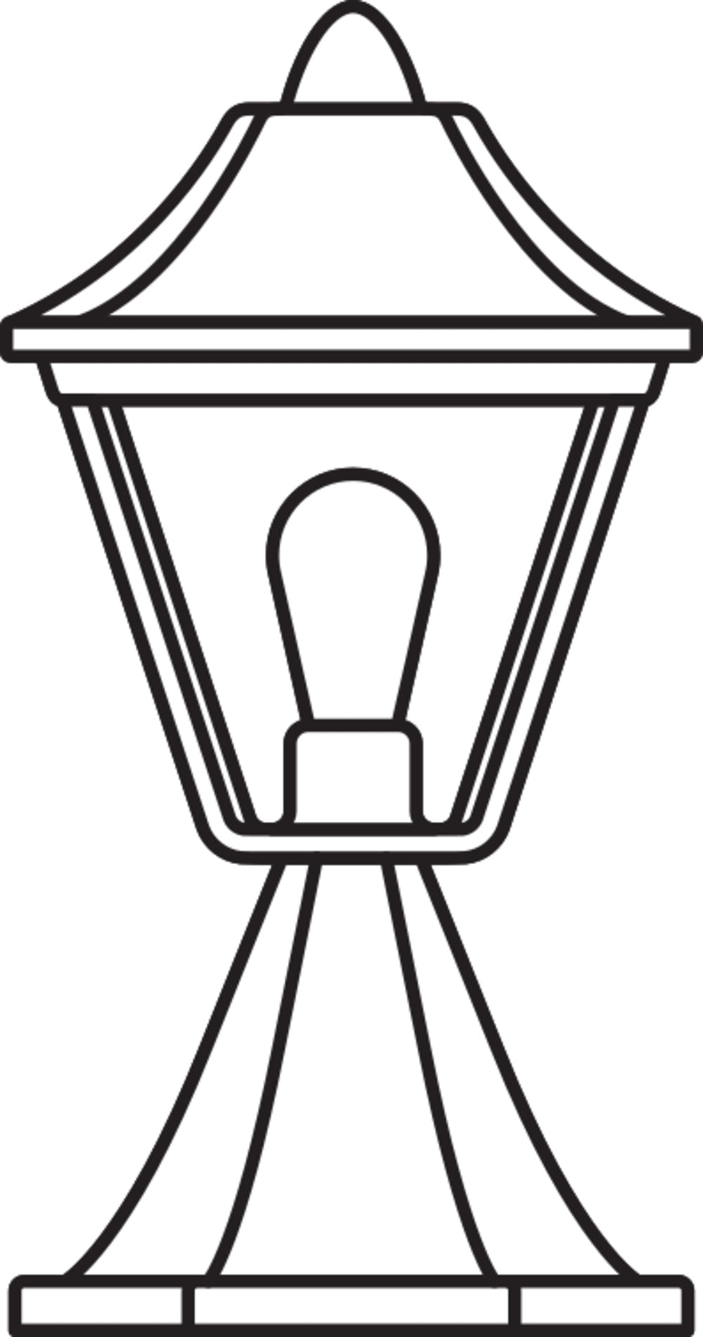 Ledvance ENDURA Classic Tradition 33cm Buitenlantaarn E27 Zwart/Goud IP44 Gegoten Aluminium