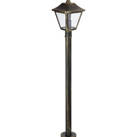 Ledvance ENDURA Classic Tradition lanterne de sol d’extérieur E27 Noir/Or IP44 aluminium 1000mm