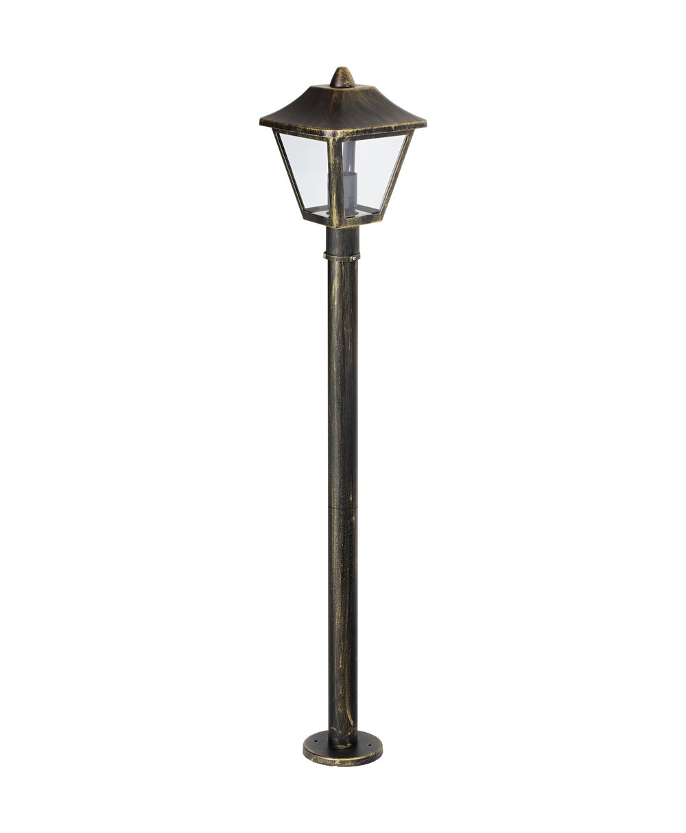 Ledvance ENDURA Classic Tradition lanterne de sol d’extérieur E27 Noir/Or IP44 aluminium 1000mm