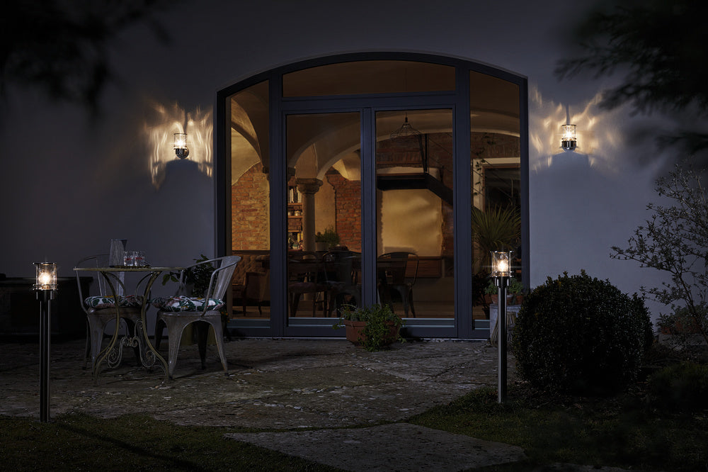 Ledvance ENDURA Classic Post 80cm E27 Lampe de chemin extérieure en acier inoxydable LED IP44