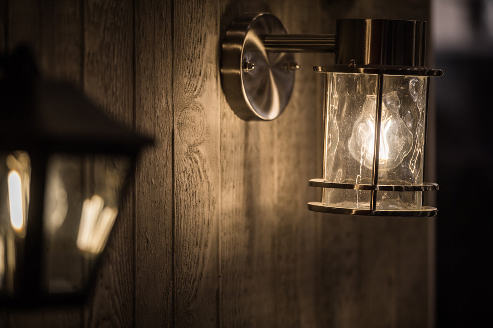 Ledvance ENDURA Classic Post Down E27 buiten wandlamp roestvrij staal glas IP44 220-240V 60W max