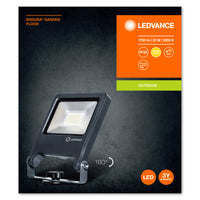 Ledvance ENDURA Garden Flood Spike LED Buitenlamp 20W 3000K 1700 lumen IP65 Donkergrijs