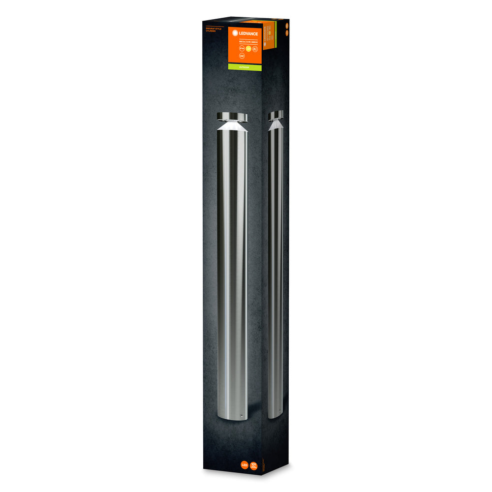 Ledvance ENDURA Style Cylinder 80cm LED roestvrijstalen buitenmuurlamp 6W 3000K IP44 Warm Wit