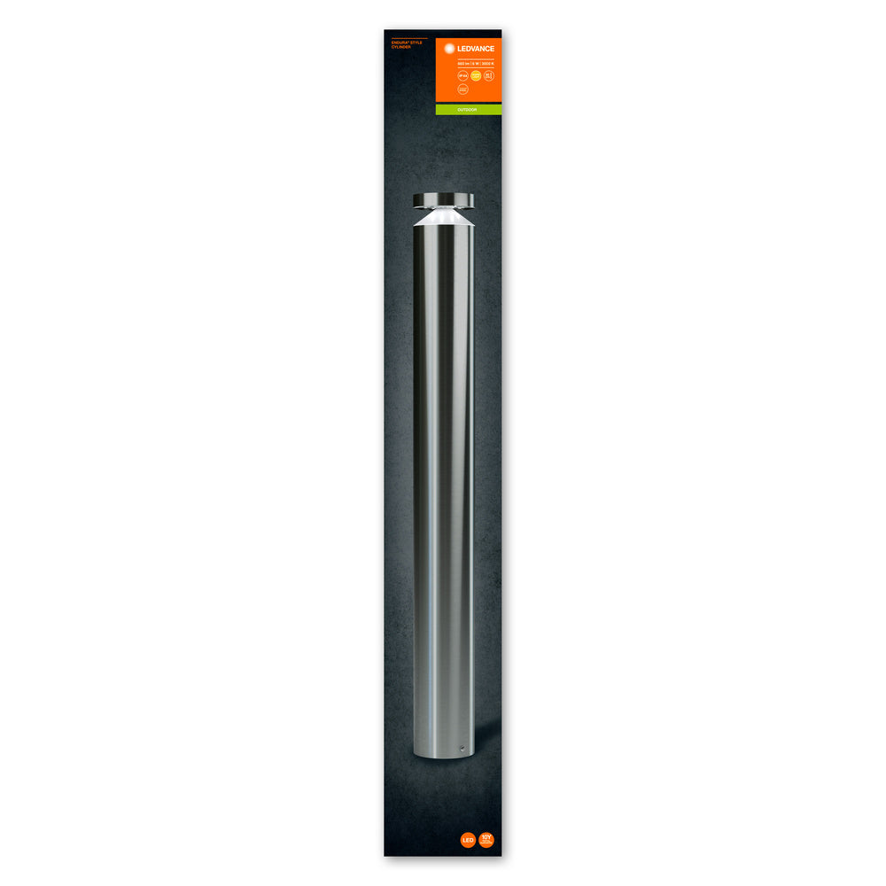 Ledvance ENDURA Style Cylinder 80cm LED roestvrijstalen buitenmuurlamp 6W 3000K IP44 Warm Wit