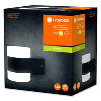 Ledvance ENDURA Style UpDown Puck Applique Murale LED 13W 3000K 980 lumens IP44 Gris Foncé Extérieur