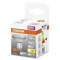 Ledvance LED Spot GU10 2.6W 2700K 230 lumen 36° Zilver Plafond- of Wandmontage IP20